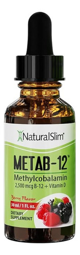 Vitamina B12 Metilcobalamina Sublingual Gotas Natural Slim