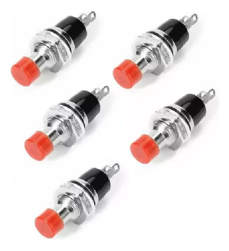 comprar 5 Pcs Suiche Pulsador Sin Retención Pbs-110 Para Arduino