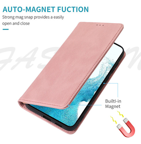 Funda Piel Con Tapa Para Samsung Galaxy, Diseño Tarjet