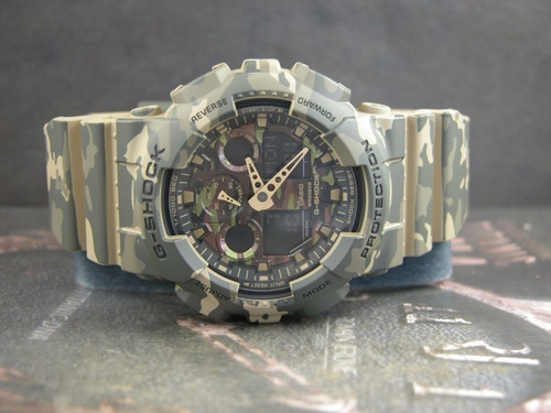 Relógio Casio G-shock Camuflado Ga-100cm-5adr