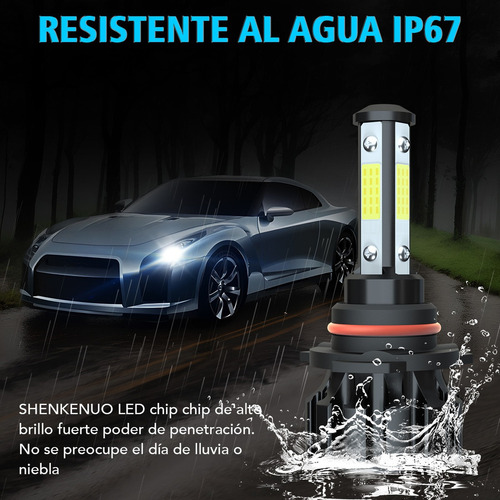 Para Toyota Corolla 2009-2013 Farol Led + Farol De Nevoeiro