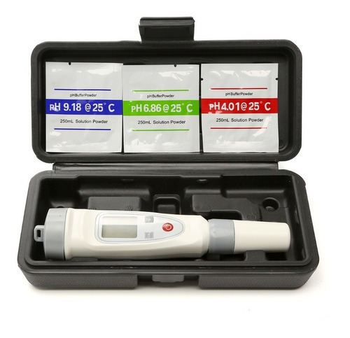 Imagen 3 de 3 de Medidor De Ph Y Temperatura Digital Agua Liquido Peachimetro