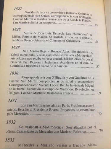 San Martín 1824-1850 Círculo Militar (Usado)