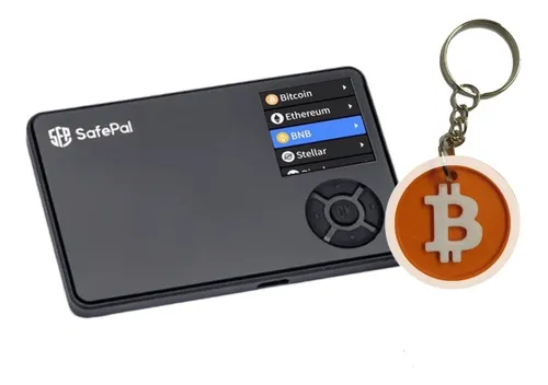 Safepal S1 Hardware Wallet Llavero Bitcoin Blanco Gratis