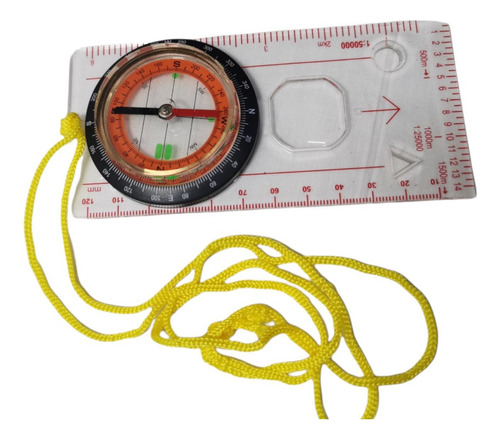 Brujula Para Mapa - Con Regla Y Cordón - Modelo Dc45-5c -