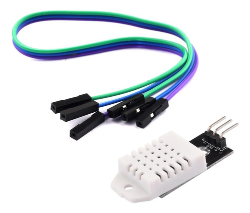 2 Piezas Sensor Dht22 Am2302 Temperatura Y Humedad C/jumpers