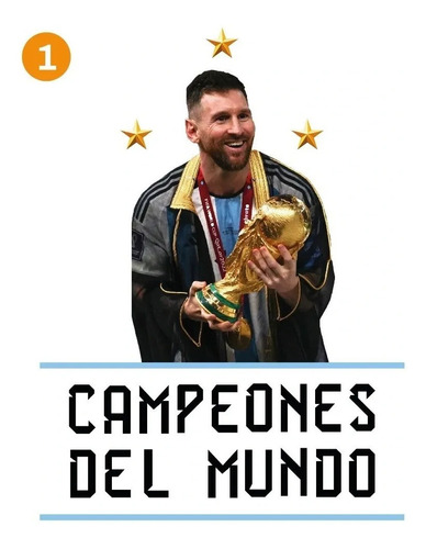 Messi Diego Kempes Copa Calco Frase Campeon Mundo 2022 X 2 U