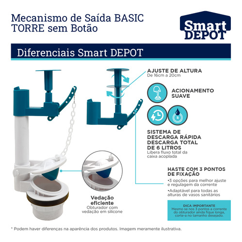 Mecanismo De Saída 6 Litros Basic