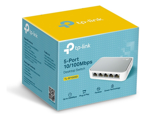 Switch Tp Link  5 Puertos A 10/100 Mbps Nuevo 