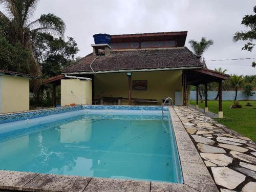 Chácara Em Itanhaém Com Piscina 2 Dormitórios. 4500e
