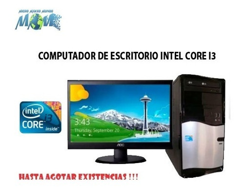 Computador Completo Tecnología Intel Core I3 (3.0ghz), 500gb