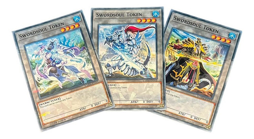 Yu-gi-oh! Set 3 Swordsoul Tokens