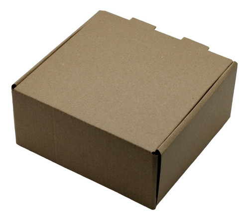 50 Piezas Caja De Carton Ecommerce 15 X 15 X 7 Cm Empaque Color Marrón claro