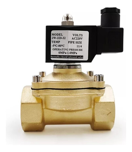 Valvula Solenoide 1 /2  Combustible Agua Aire  220v
