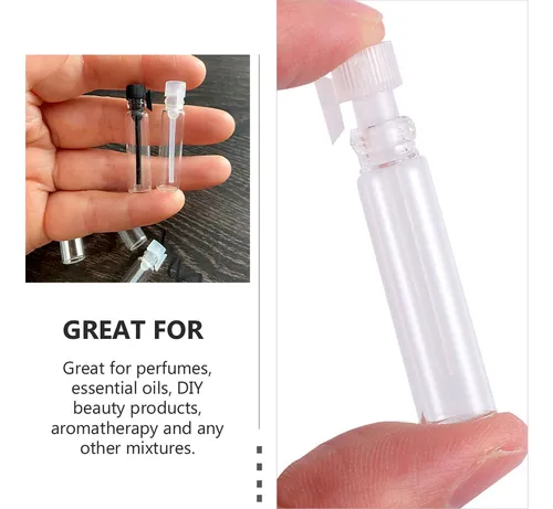 Botella De Muestra Transparente De 2 Ml, 100 Unidades, Con P