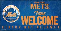 Comprar Mlb New York Mets Unisex New York Mets Fans Welcome Sign, Te