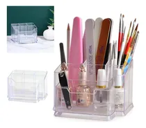 Comprar Organizador Acrílico De Pinceles Brochas Maquillaje Uñas