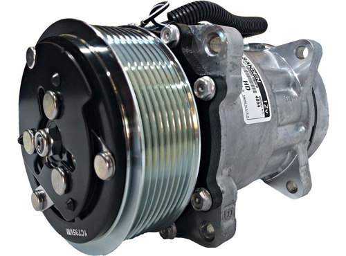 Compressor De Ar Sanden 7h15 12v Pv8 4864 8 Orelhas Original