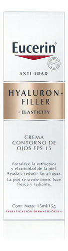 Contorno De Ojos Eucerin Hyaluron Filler + Elasticity 15ml