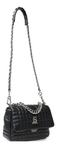 Bolsa Steve Madden Bterra-q Color Negro Con Correa De Cadena Para Mujer