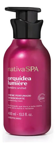 O Boticário Creme Perfumado Desodorante Nativa Spa Orquídea