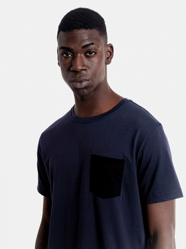 Polo Para Hombre Dunkelvolk Basic Simpl Contrst Pockt Teenyn