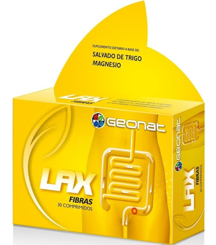 Geonat Lax Fibras X 30 Comprimidos Laxante Natural Pack X 6