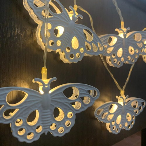 Imagen 3 de 6 de Navidad, Guirnalda Led, Lady Pía, Mariposa