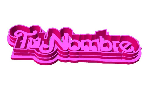 Cortante Galletita Logo Barbie Personalizado