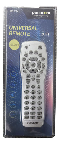 Control Remoto Universal 5 En 1 Panacom Led/lcd Compatible