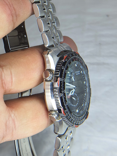 Reloj De Caballero Citizen Navihawk World Time Funcionando (Usado)