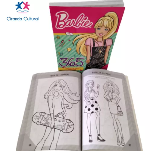 Barbie - 365 Desenhos para colorir - Ciranda Cultural