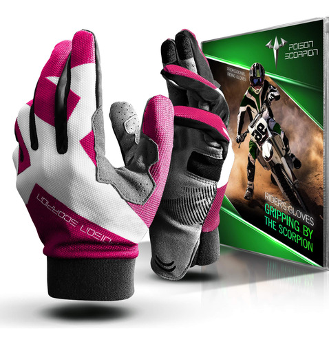 Poison Scorpion Motocicleta Motocross Dirt Bike Guantes Para