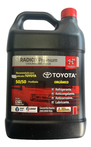 Refrigerante Radiox  Toyota