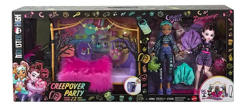 Conjunto De Brinquedos De Quarto Monster High Creepover Com