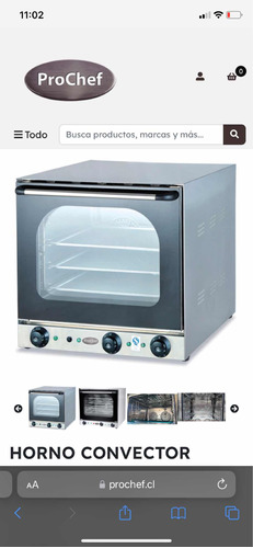 Horno Convector Pro Chef