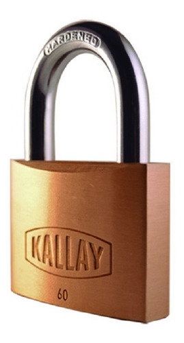 Candado Kallay De 60 Mm Cuerpo Laton Macizo