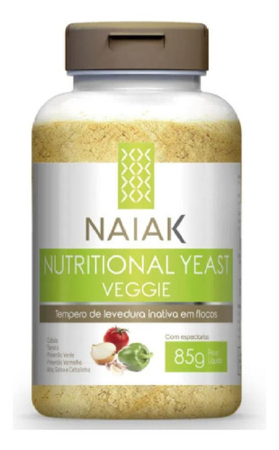 Nutritional Yeast Veggie, 85g Levedura Nutri Naiak Full