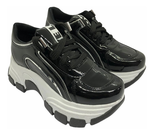 Imagen 1 de 5 de Zapatos Zapatillas Sneakers Urbana Mujer Plataforma Moda 500