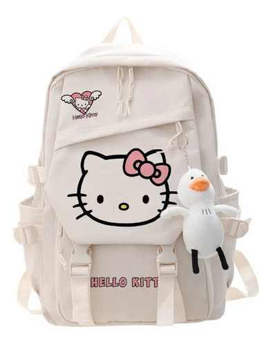 Bolsos De Gran Capacidad Y2k Cute Hello Kitty Mochila Kaw .