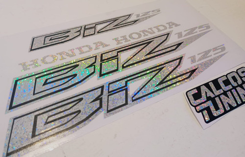 Calco Honda Biz 125 Holográfico Brillos