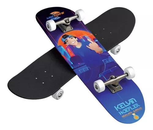 Skate Montado Anime Naruto Semi Profissional Completo - Envio Imediato