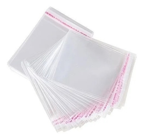Bolsa Tipo Celofán Cierre Con Adhesivo 35x45 Cms 100 Unds