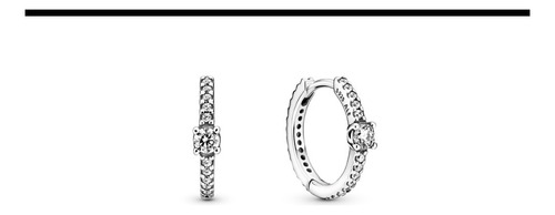 Aretes Pandora Timeless De Aro Brillantes Plata925