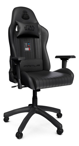 Cadeira Gamer - Edição limitada de colecionador Darth Vader, cor: preto, material de estofamento: couro sintético