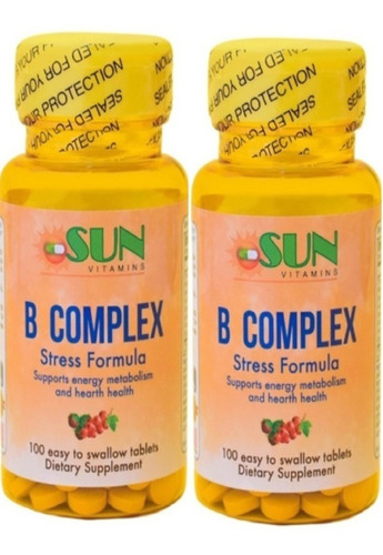 B Complex Americano Puro Promo 2 Frascos Marca Sun