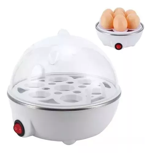 Hervidor de huevos Capacidad de 7 huevos Hervidor de huevos duros Hervidor  de huevos eléctrico antis yeacher