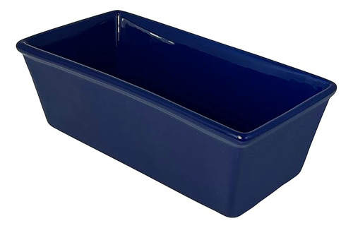 Sarten Para Pan Gres 10 X 5 X 3 25 Pulgadas Azul Profundo