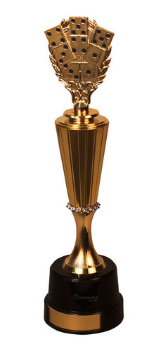Imagem 3 de 4 de Troféu Piazza Domino 38cm