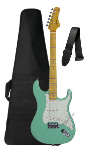 Kit Guitarra Stratocaster Tagima Tg-530 Destro Correia Capa